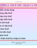 Bài giảng môn học THUẾ THU NHẬP CÁ NHÂN