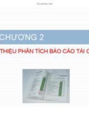 Bài giảng Phân tích báo cáo tài chính – Chương 2: Giới thiệu phân tích báo cáo tài chính (tt)