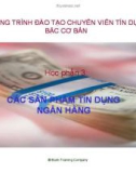 Bài giảng Các sản phẩm tín dụng ngân hàng