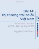 Bài giảng Phân tích tài chính (2016): Bài 14 - Nguyễn Xuân Thành