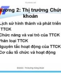 Bài giảng môn Thị trường Chứng khoán