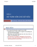 Bài giảng Kế toán tài chính 1: Chương 6 (phần 2) - TS. Vũ Hữu Đức