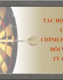 Bài giảng Tài chính quốc tế - Bài 7: Tác động của chính phủ đối với tỷ giá