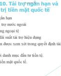 Bài giảng Tài chính quốc tế: Chương 10 - Đoàn Thị Thu Trang