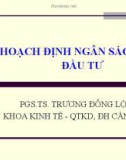 Bài giảng Tài chính doanh nghiệp: Chương 7 - PGS.TS. Trương Đông Lộc