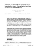 Ảnh hưởng của văn hóa doanh nghiệp đến kết quả hoạt động kinh doanh - Trường hợp của Ngân hàng Sacombank Chi nhánh Hải Phòng