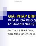 GIẢI PHÁP ERP CHÌA KHOÁ CHO QUẢN LÝ DOANH NGHIỆP