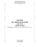 Giáo trình mô đun Thống kê doanh nghiệp (Nghề: Kế toán - Trình độ: Cao đẳng) - Trường CĐ Kinh tế - Kỹ thuật Bạc Liêu