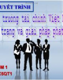 Thuyết trình Thực trạng tài chính Việt Nam - Thực trạng và giải pháp phát triển