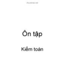 Ôn tập kiểm toán