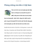 Phòng chống rửa tiền ở Việt Nam