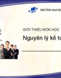 Bài giảng Nguyên lý kế toán (2013): Chương giới thiệu môn học - PGS.TS Vũ Hữu Đức