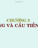 Bài giảng Tài chính tiền tệ - Chương 5: Cung và cầu tiền tệ