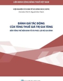 Tổng thể nền kinh tế và phúc lợi hộ gia đình - Đánh giá tác động của tăng thuế giá trị gia tăng: Phần 1