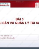 Bài giảng Ngân hàng thương mại: Bài 3 - ThS. Đỗ Hoài Linh