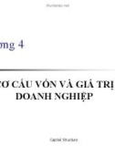 Bài giảng Tài chính công ty nâng cao: Chương 4