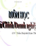 Bài giảng môn học Tài chính doanh nghiệp 2: Chương 10 - Trần Huỳnh Kim Thoa