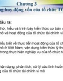 Bài giảng Tài chính vi mô - Chương 3: Hoạt động huy động vốn của tổ chức tài chính vi mô