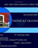 Bài giảng Thống kê doanh nghiệp (Ths.Trần Ngọc Minh) - Chương 1: Các vấn đề chung của thống kê