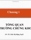 Bài giảng Thị trường chứng khoán: Chương 1 - GV.TS.Tr.T Mộng Tuyết