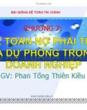 Bài giảng Kế toán tài chính: Chương 7 - Phan Tống Thiên Kiều