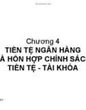 Bài giảng Chương 4: Tiền tệ ngân hàng và hỗn hợp chính sách tiền tệ, tài khóa - Trần Thị Minh Ngọc