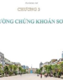 Bài giảng Thị trường chứng khoán: Chương 3 - Lê Thị Tuyết