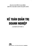 Kế toán quản trị doanh nghiệp: Phần 1 - PGS.TS. Nguyễn Năng Phúc