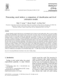 Forecasting stock indices: a comparison of classiﬁcation and level estimation models