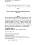 The impact of board of directors' turnover on the association between financial restatements and audit fees