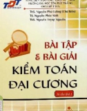 Kiểm toán đại cương - Bài tập và bài giải: Phần 1