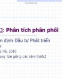 Bài giảng Thẩm định đầu tư công - Bài 13: Phân tích phân phối