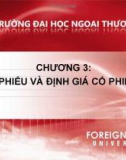 Bài giảng Đầu tư chứng khoán: Chương 3 - Nguyễn Thị Thu Huyền