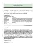 Identifying factors influencing on financial risk of construction firms: Evidence from Vietnam stock market