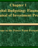 Capital Budgeting: Financial Appraisal of Investment Projects