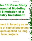 Case Study in Financial Modeling and Simulation of a Forestry Investment