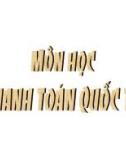 Bài giảng môn học THANH TOÁN QUỐC TẾ PGS. TS. Trần Hoàng Ngân