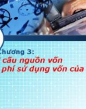 Bài giảng Tài chính doanh nghiệp 2 - Chương 3: Cơ cấu nguồn vốn và chi phí sử dụng vốn của DN