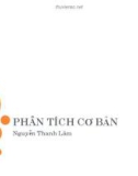 Bài giảng Phân tích cơ bản - Nguyễn Thanh Lâm