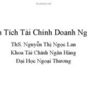 Bài giảng Phân tích tài chính doanh nghiệp: Chương 1 - ThS. Nguyễn Thị Ngọc Lan