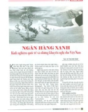 Ngân hàng xanh - Kinh nghiệm quốc tế và những khuyến nghị cho Việt Nam