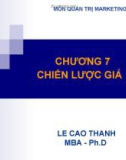 Chiến lược giá cho công ty