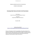 Sovereign Debt Crises and Credit to the Private Sector