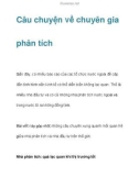 Câu chuyện về chuyên gia phân tích