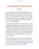 Chỉ số chứng khoán (Stock market index)