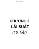 Bài giảng Thị trường tài chính và các định chế tài chính: Chương 2 - GV. Nguyễn Thu Hà