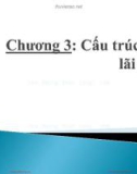 Bài giảng Định chế tài chính - Chương 3: Cấu trúc của lãi suất