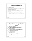 Gestion des stocks