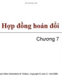 Bài giảng Tài chính phái sinh: Chương 7 - Hợp đồng hoán đổi