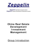 China Real Estate Development Investment Management